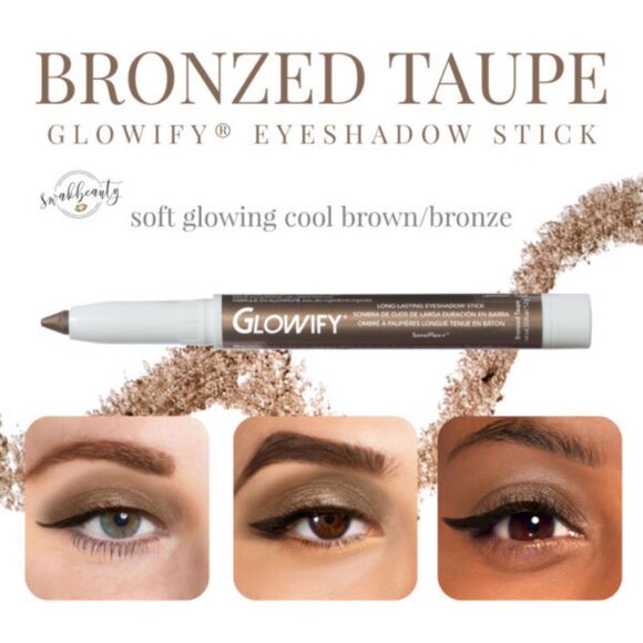 Bronzed Taupe Glowify Eyeshadow Stick by SeneGence - Picture 1 of 3